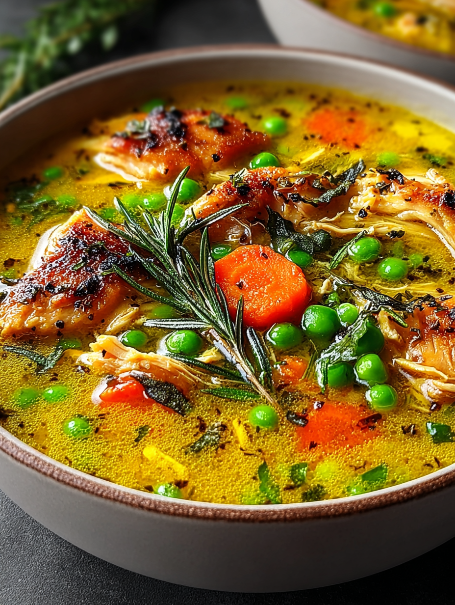 Entzündungshemmende Kurkuma-Hühnersuppe image 2