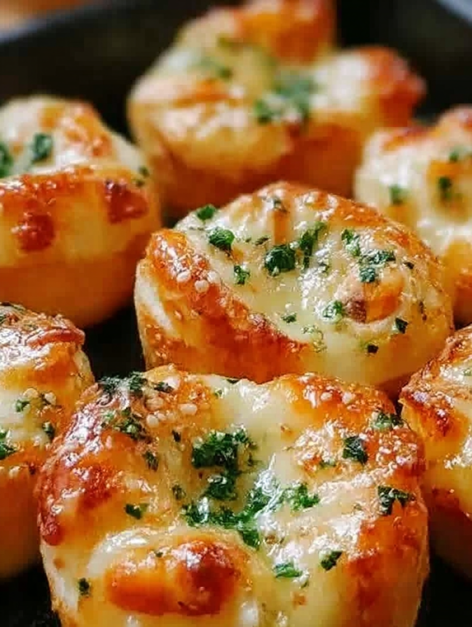 Käsige Knoblauchbrot Häppchen image 2