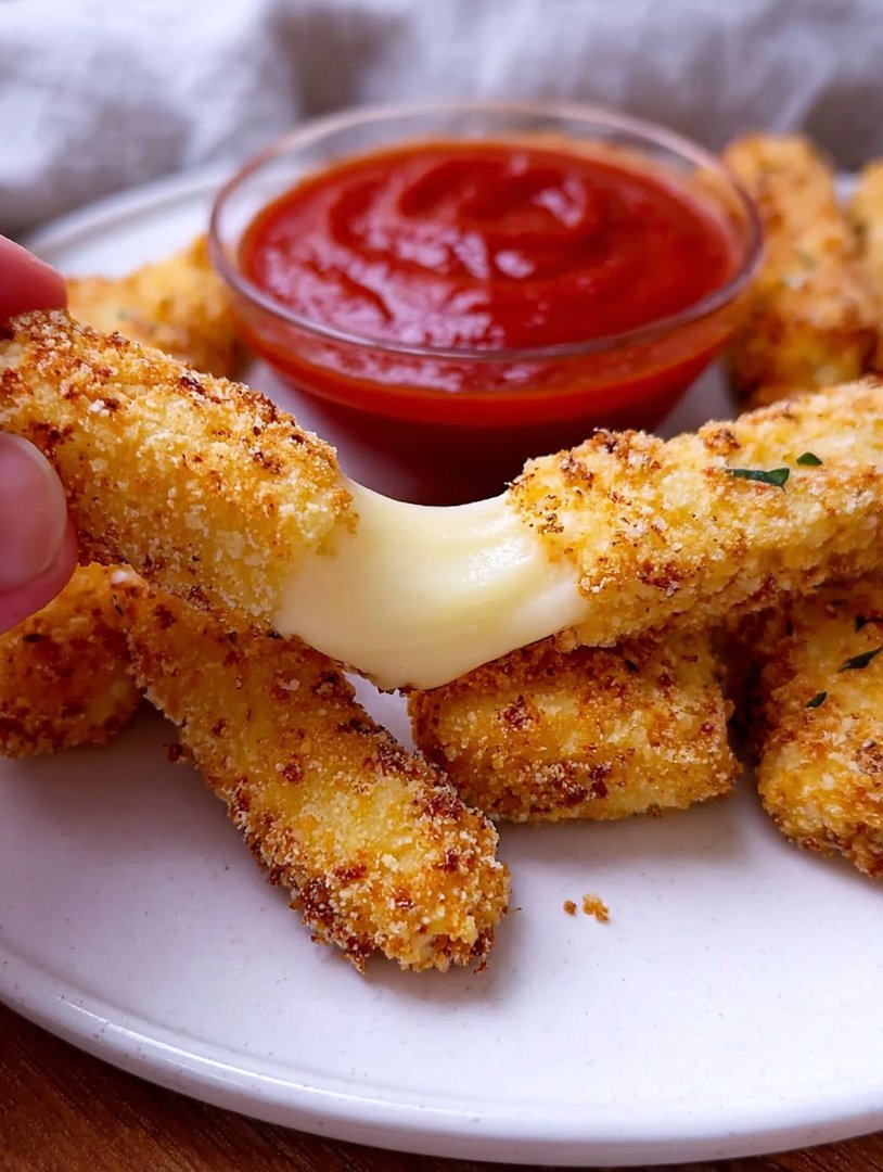 Mozzarella-Sticks aus der Heißluftfritteuse image 2