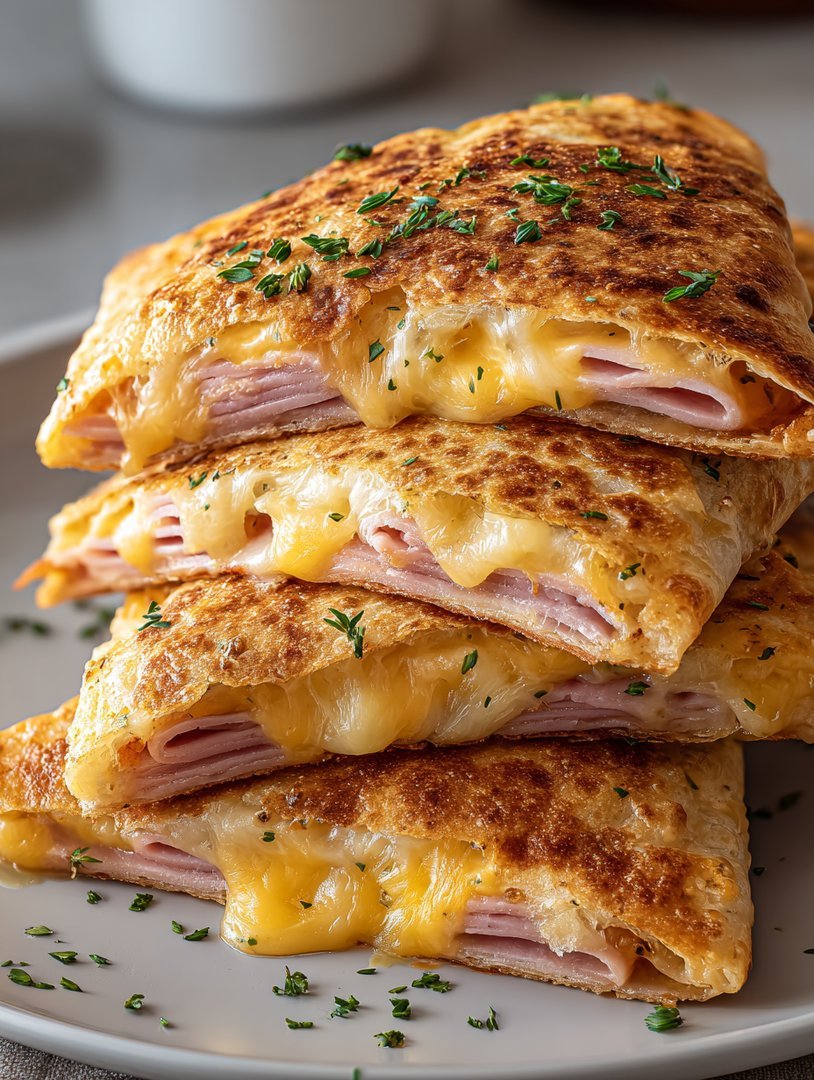 Truthahn-Rindfleisch-Käse-Taschen im Airfryer image 2