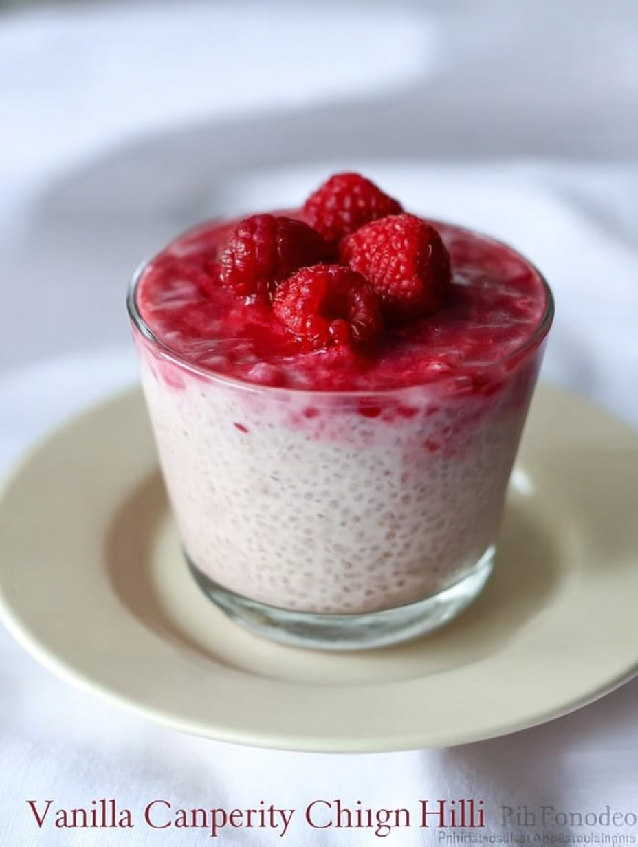 Vanille-Himbeer-Chia-Pudding image 2