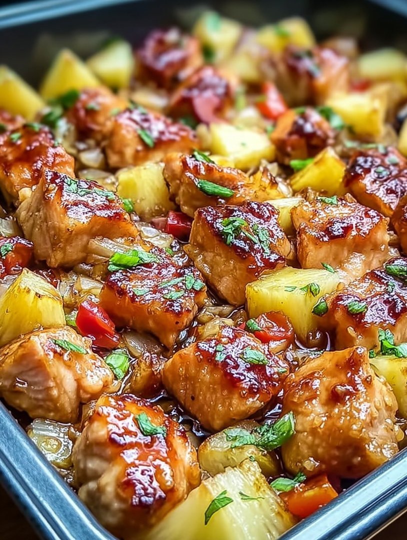 Ananas-Hähnchen vom Blech image 2