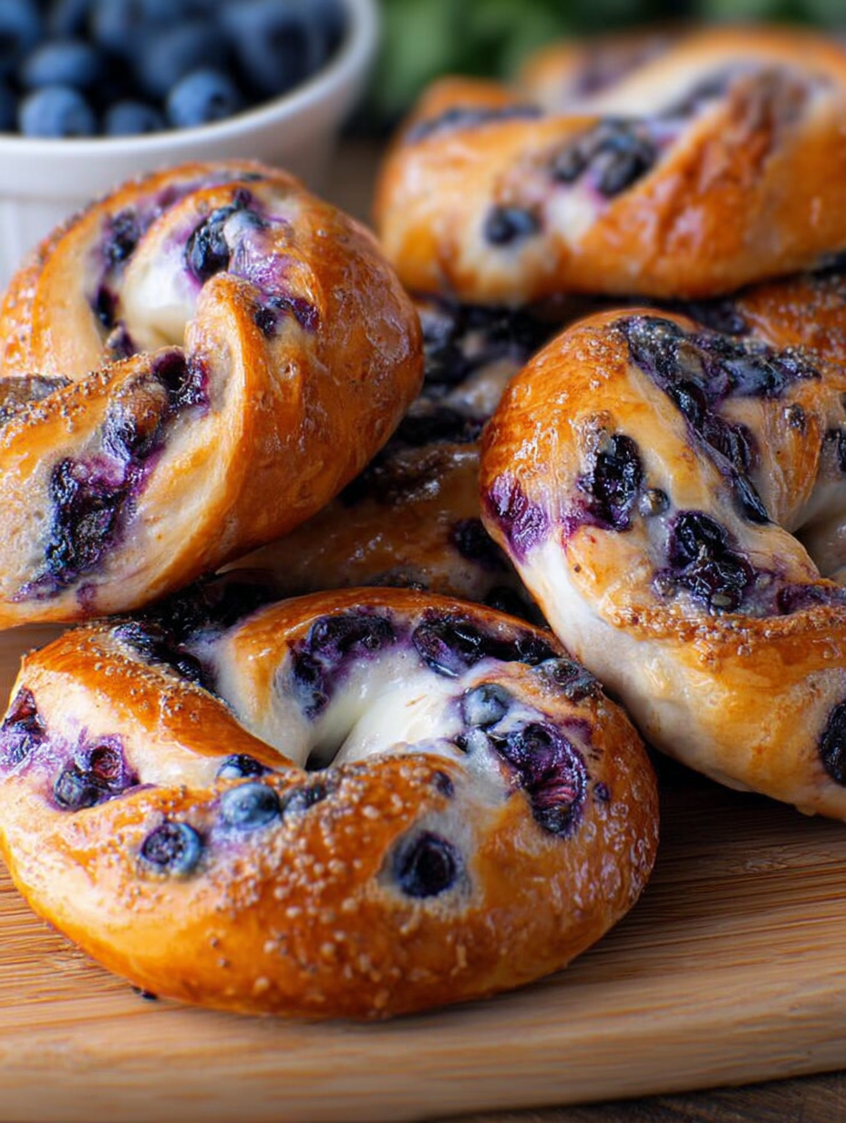 Blaubeer-Bagels mit nur 4 Zutaten! image 2