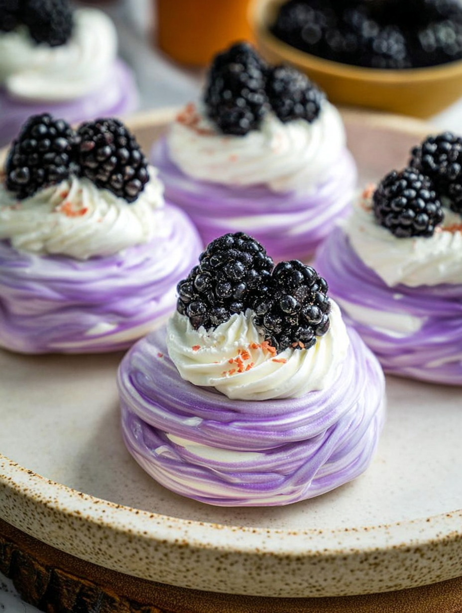 Brombeer-Pavlova image 2