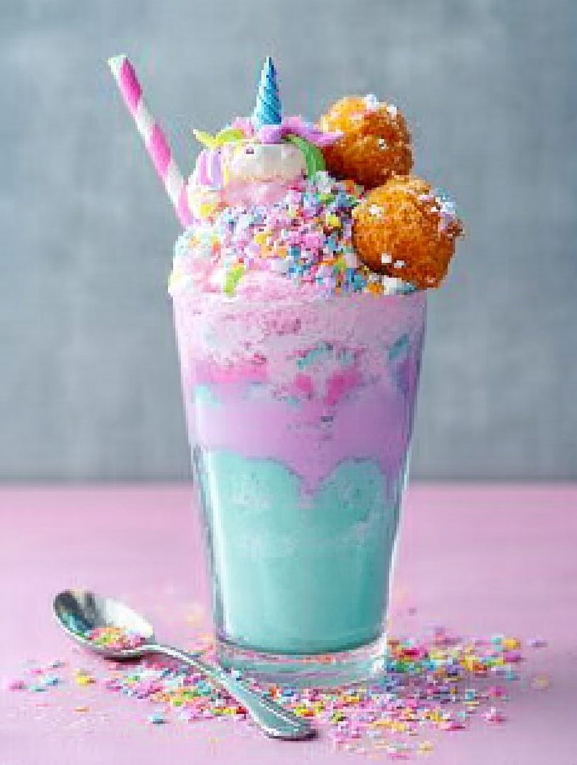 Einhorn-Eiscreme-Float image 2