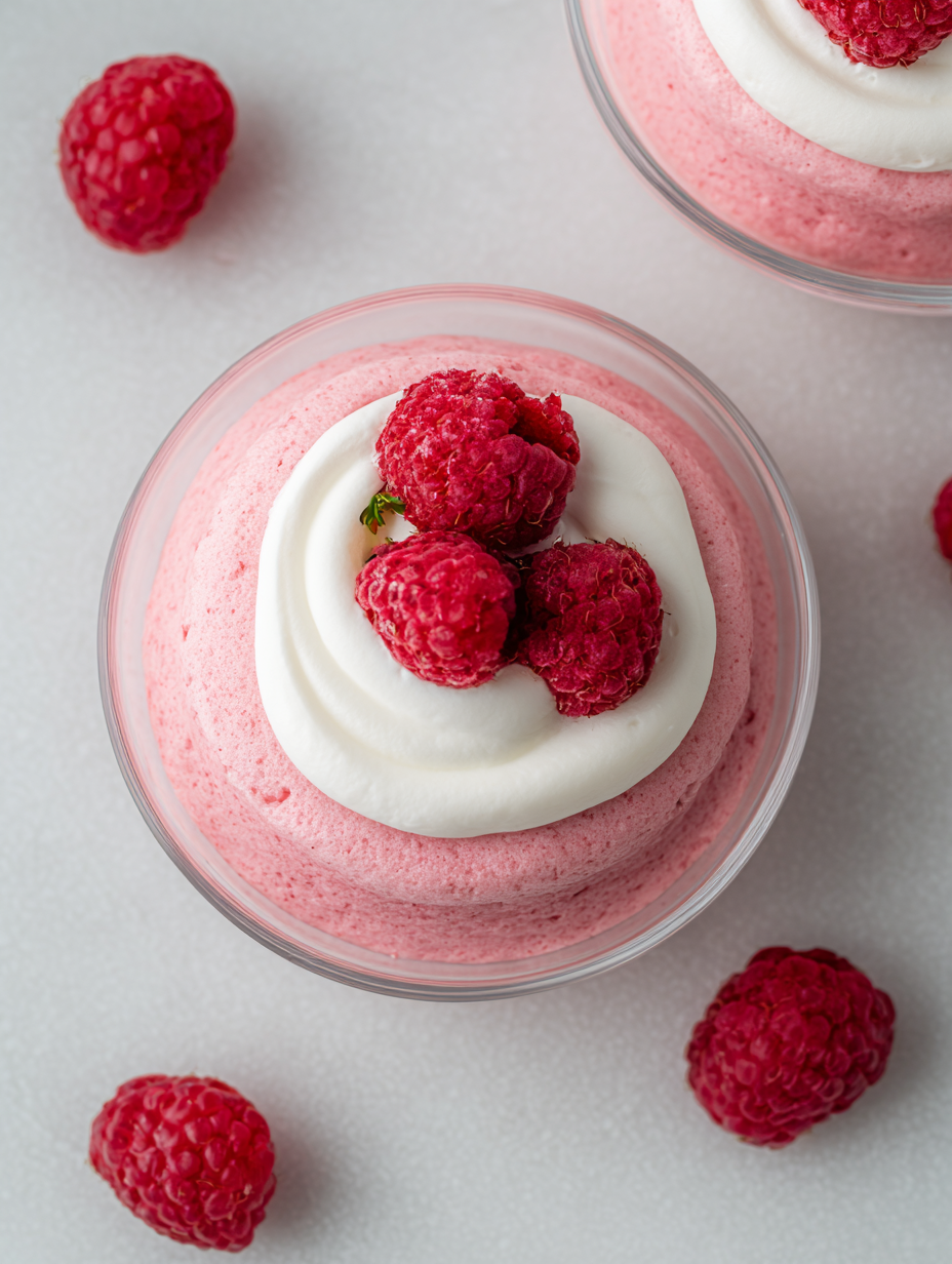 Frische Himbeer-Wolkenmousse image 2