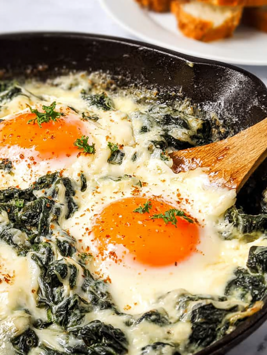 Gebackene Eier Florentiner Art image 2