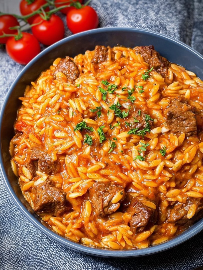 Giouvetsi (Griechischer Rindereintopf mit Orzo) image 2