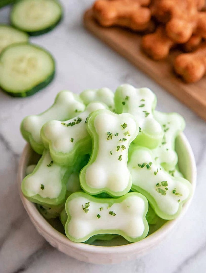 Gurken-Joghurt-Leckerlis für Hunde image 2