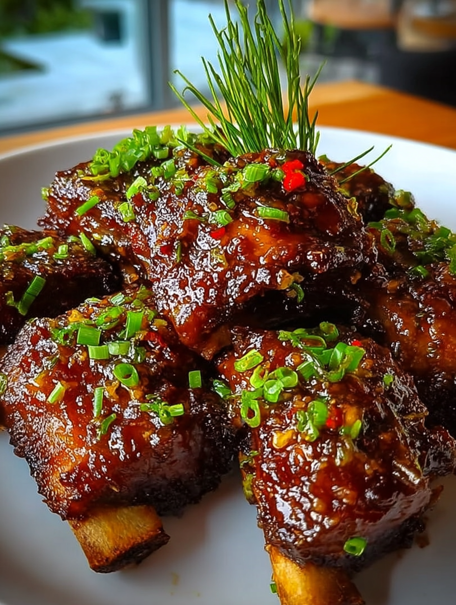 Klebrige asiatische Rinderrippchen image 2