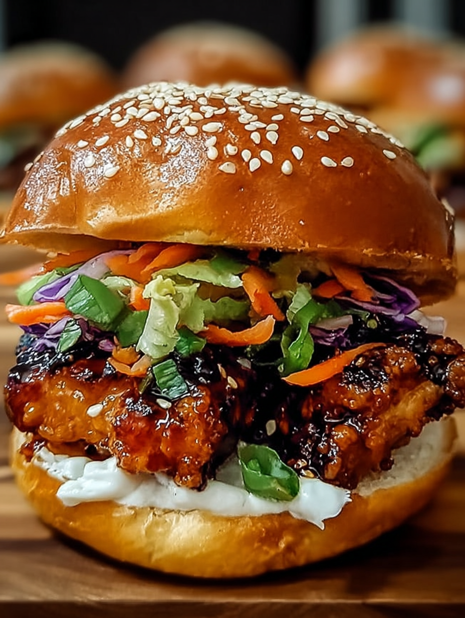 Koreanisches BBQ-Hähnchensandwich image 2