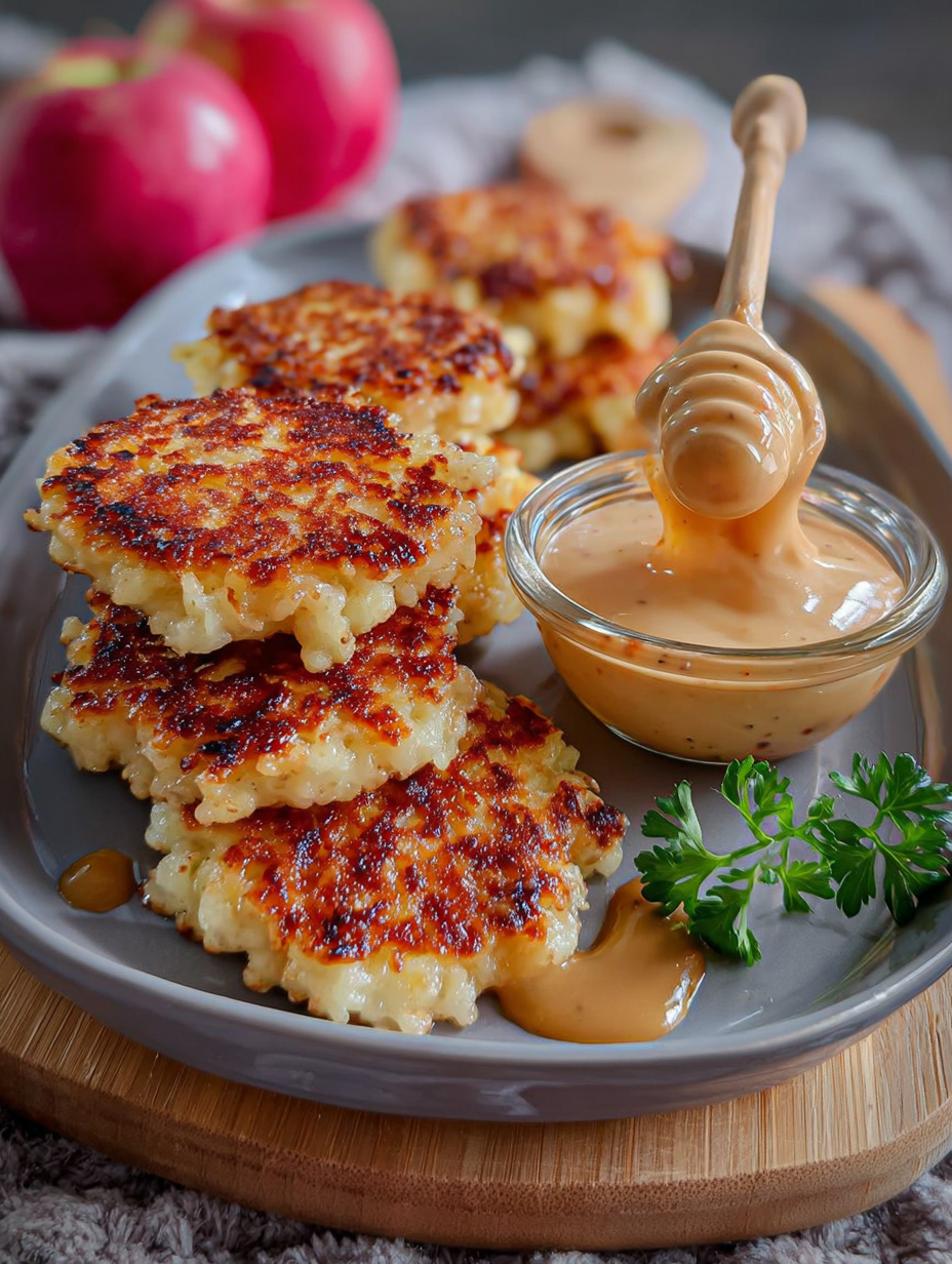 Milchreispuffer mit Apfel image 2