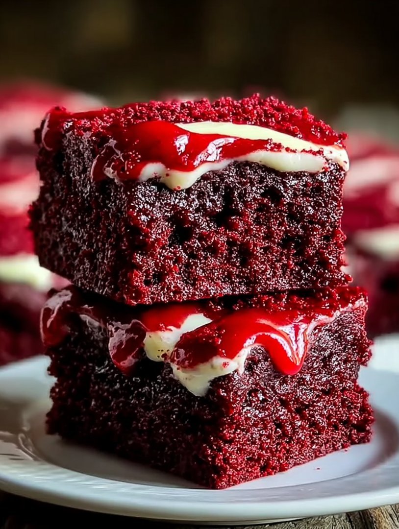 Red Velvet Brownies image 2