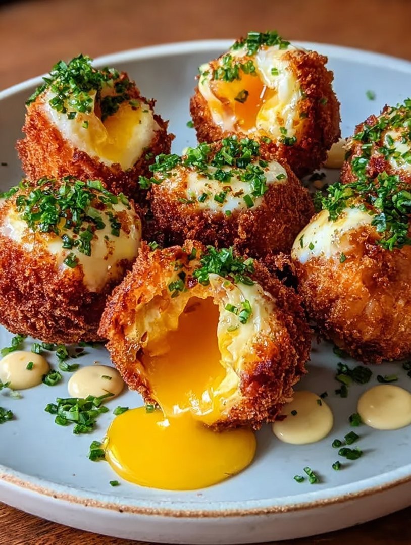 Rezept für knusprig gebratene gefüllte Eier image 2