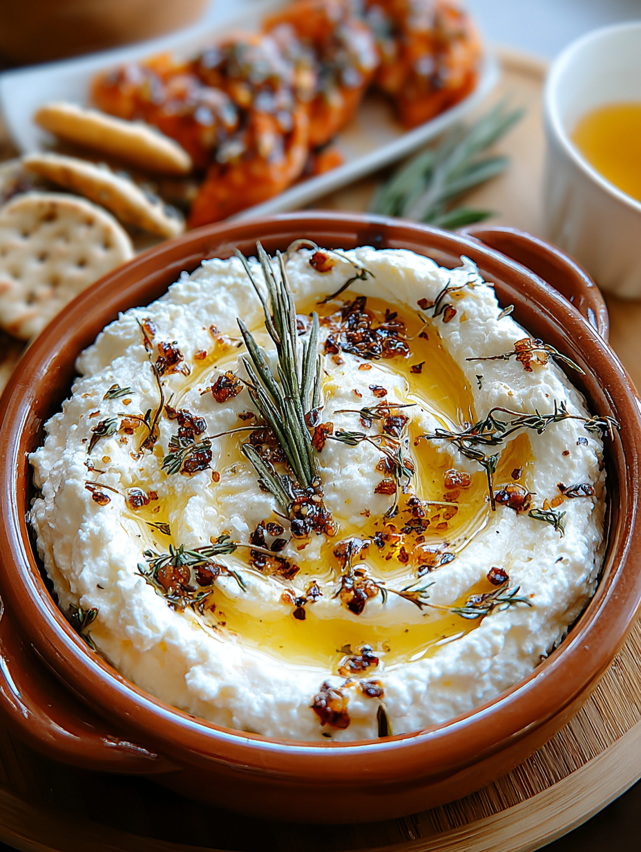 Ricotta-Käseplatte – Unbedingt probieren: Ricotta-Dip mit heißem Honig image 2