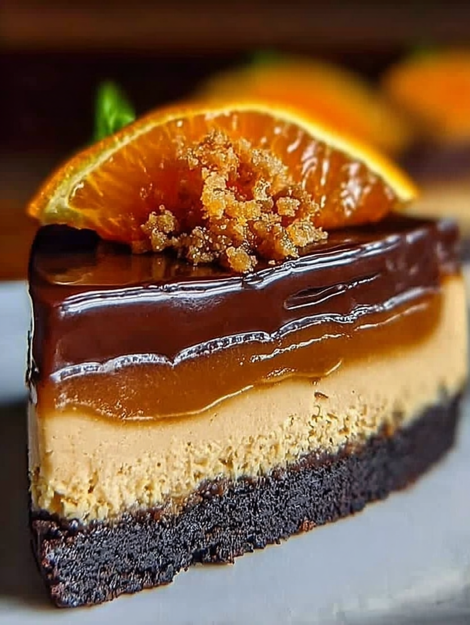 Schokoladen-Orangen-Käsekuchen image 2