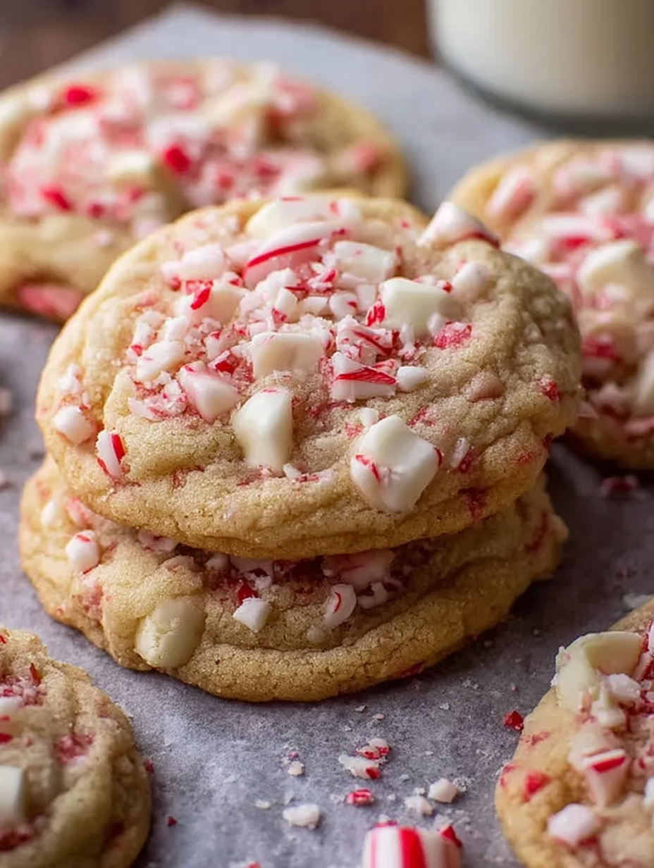 Weiße Schokoladen-Zuckerstangen-Kekse image 2