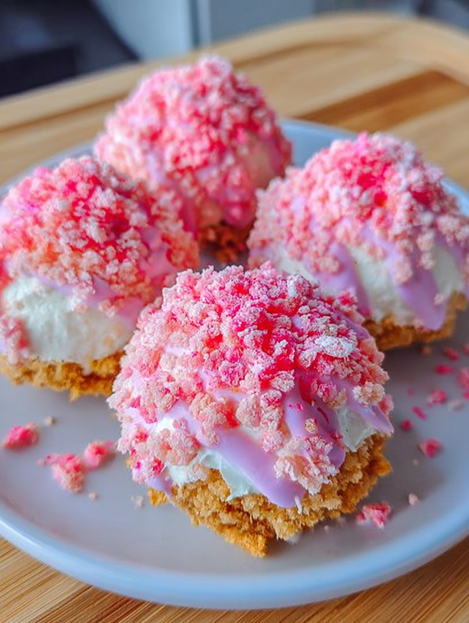 Zuckerwatte-Käsekuchen-Bomben image 2