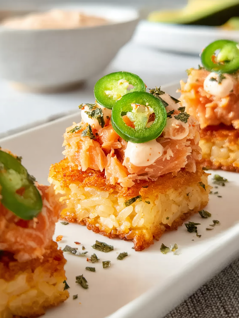 scharfer Thunfisch knuspriger Reis image 2