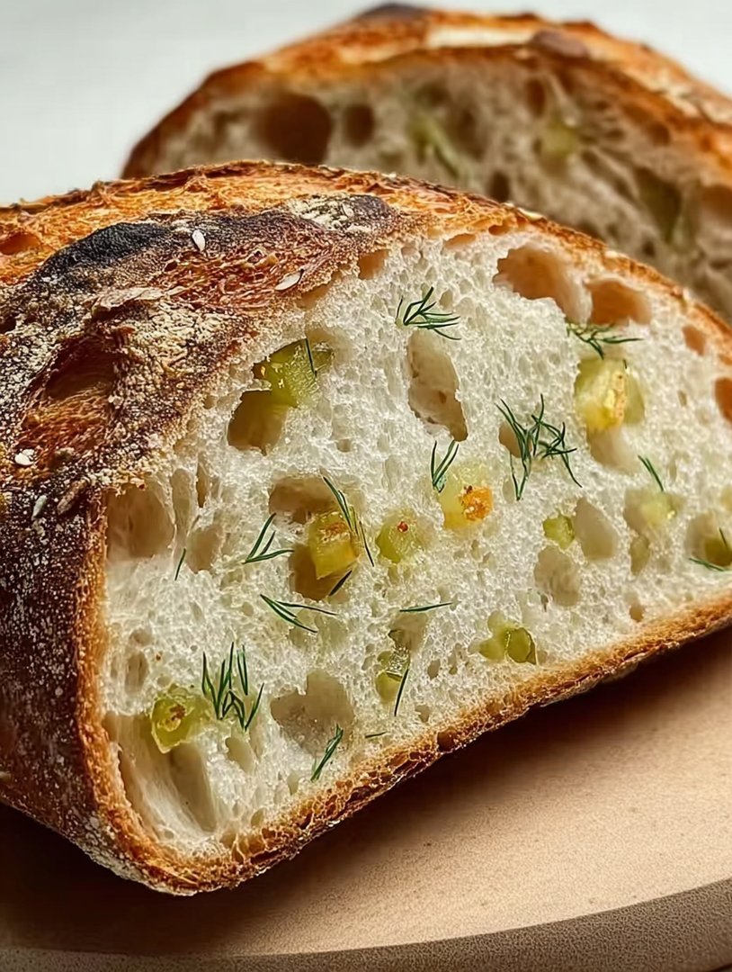 Aromatisches Sauerteigbrot mit Dillgurken image 2
