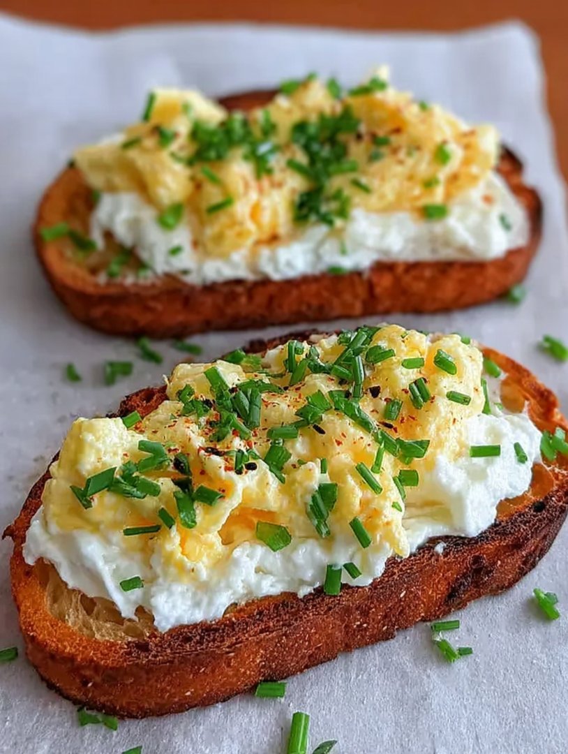 Cremiger Ricotta-Eier-Toast image 2