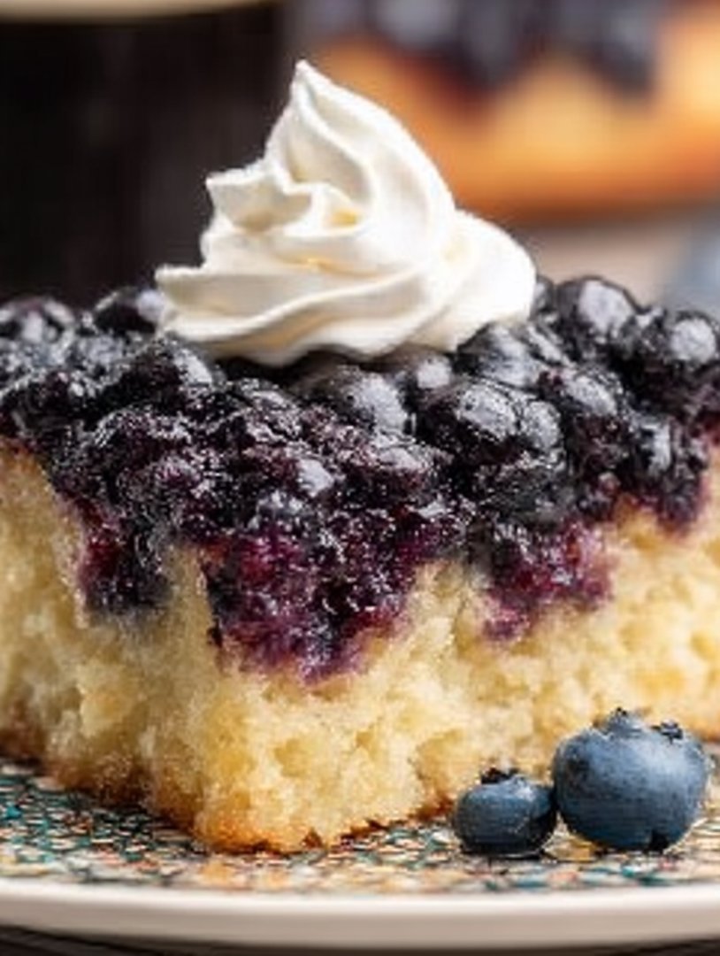 Ein herrlich saftiges Blaubeer-Upside-Down-Kuchenrezept, das Sie lieben werden! image 2