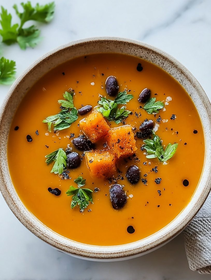 Einfache Süßkartoffel-Bohnen-Suppe 🍠 image 2