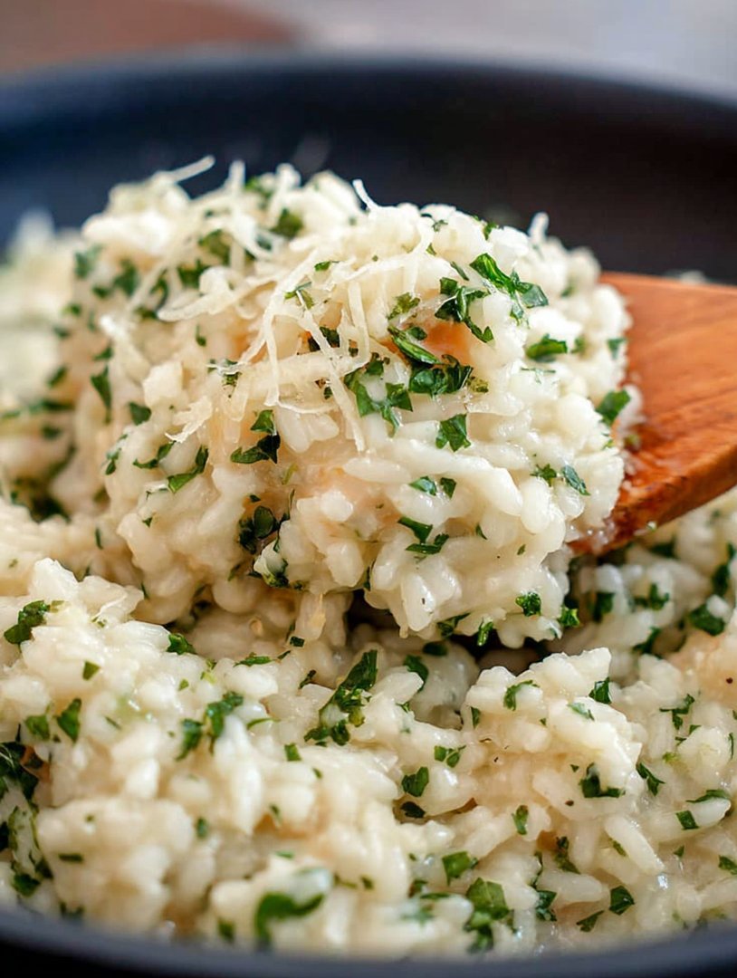 Einfaches Knoblauch-Parmesan-Risotto-Rezept image 2