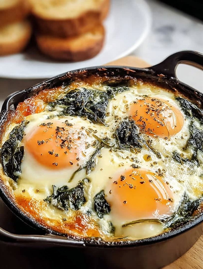 Gebackene Eier Florentiner Art image 2