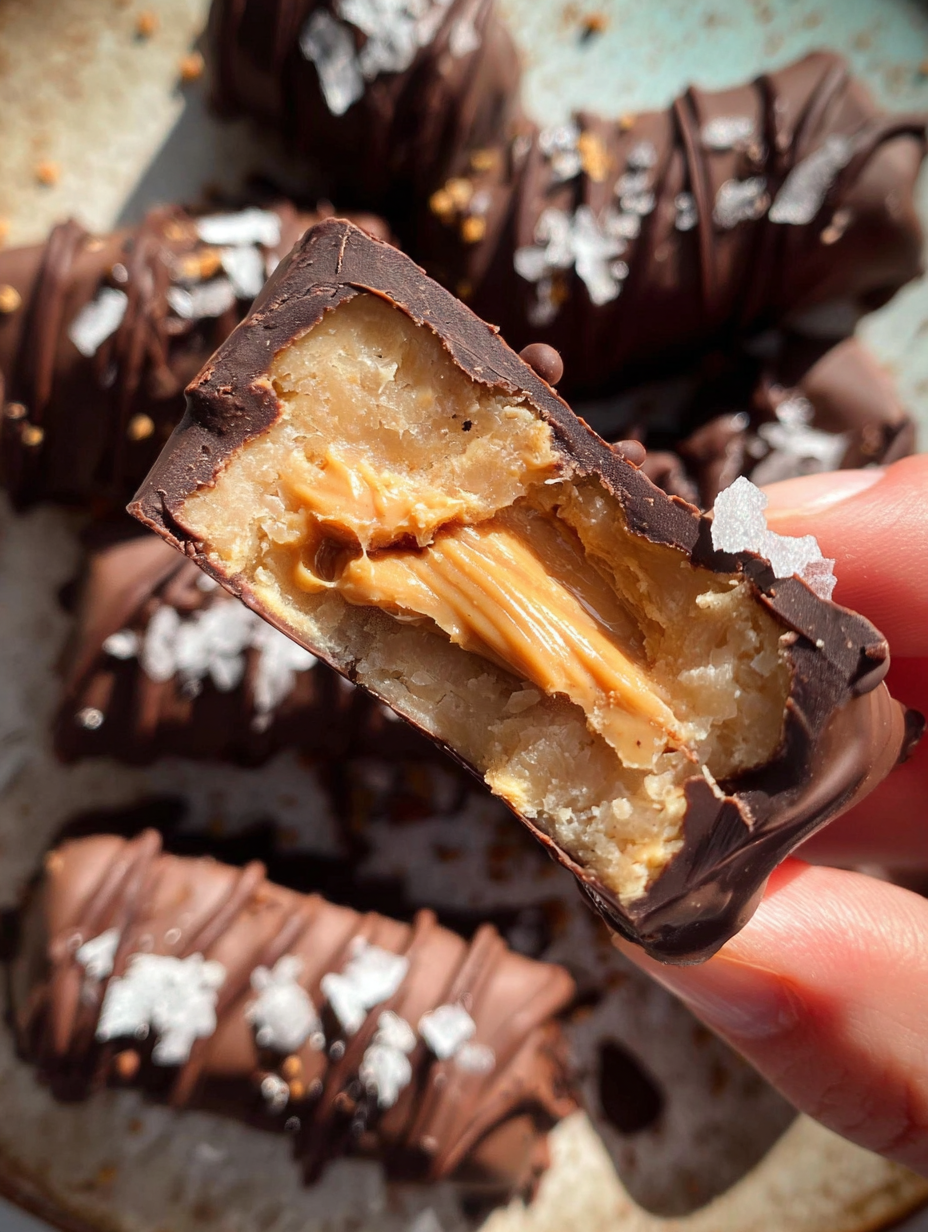 Hausgemachte Protein-Snickers-Riegel (Pjuniper teager aleo, vegan) image 2