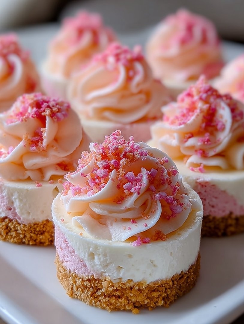 Pink Velvet Cheesecake Bites ohne Backen image 2