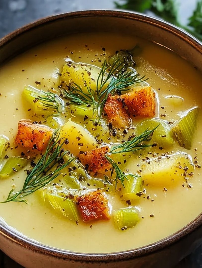 Roasted Celery and Potato Soup image 2