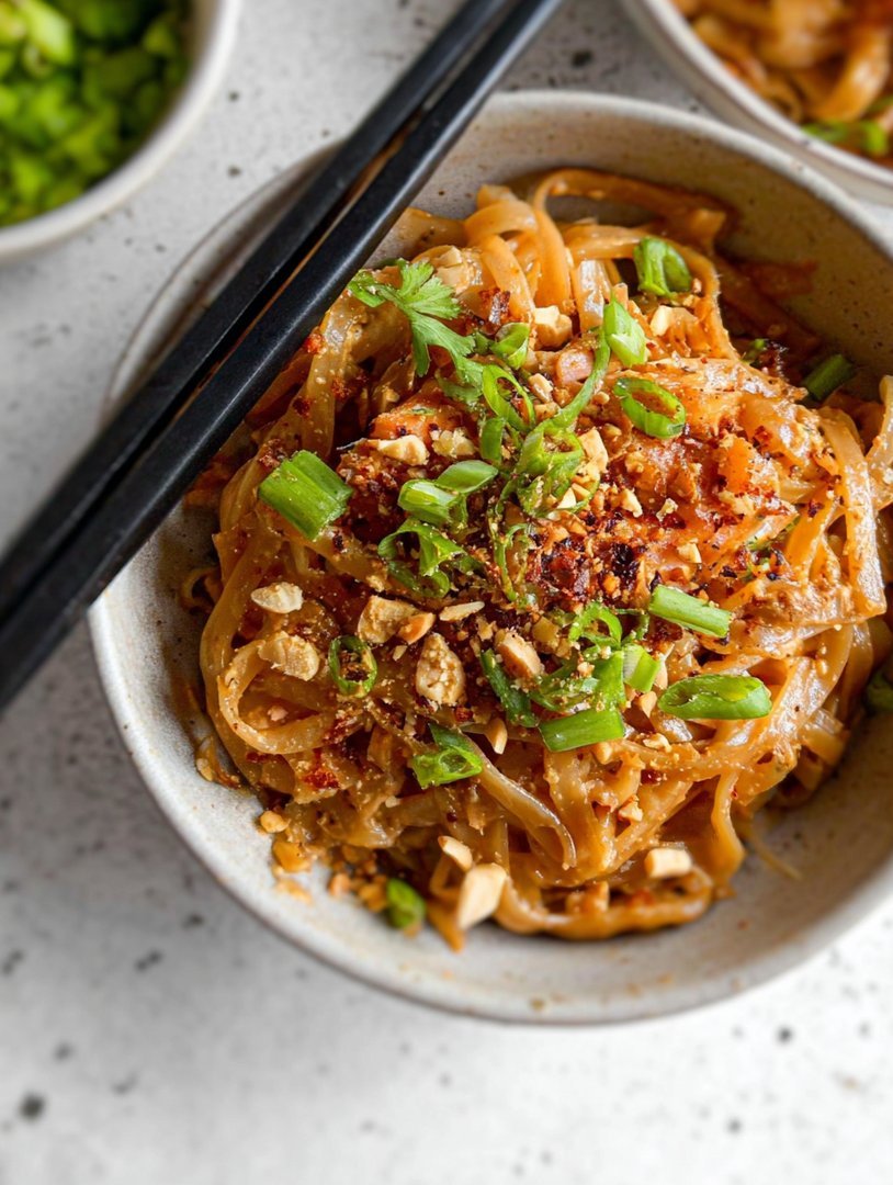 Scharfe Erdnussbutter-Nudeln (15 Minuten) image 2