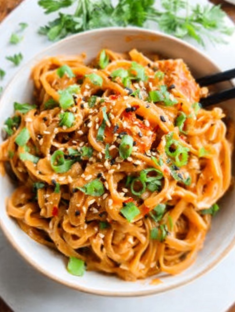 Scharfe Erdnussbutter-Nudeln image 2