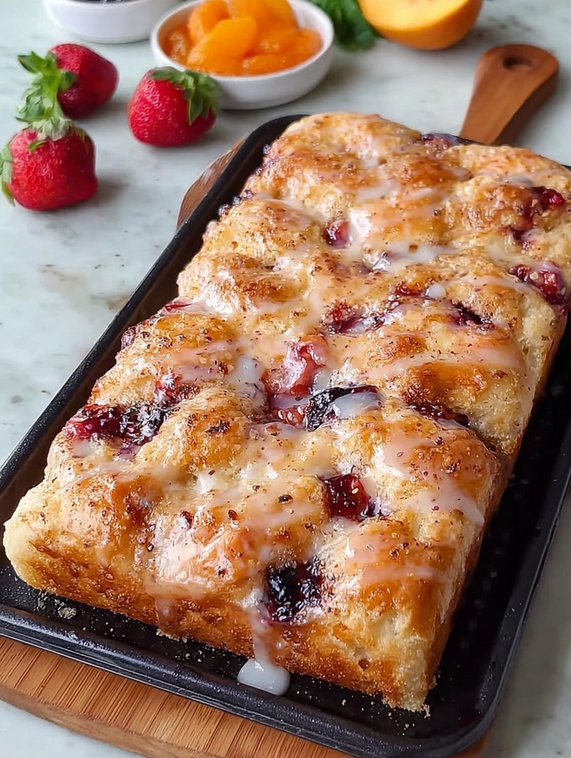 Schneller Marmeladen-Donut-Focaccia image 2