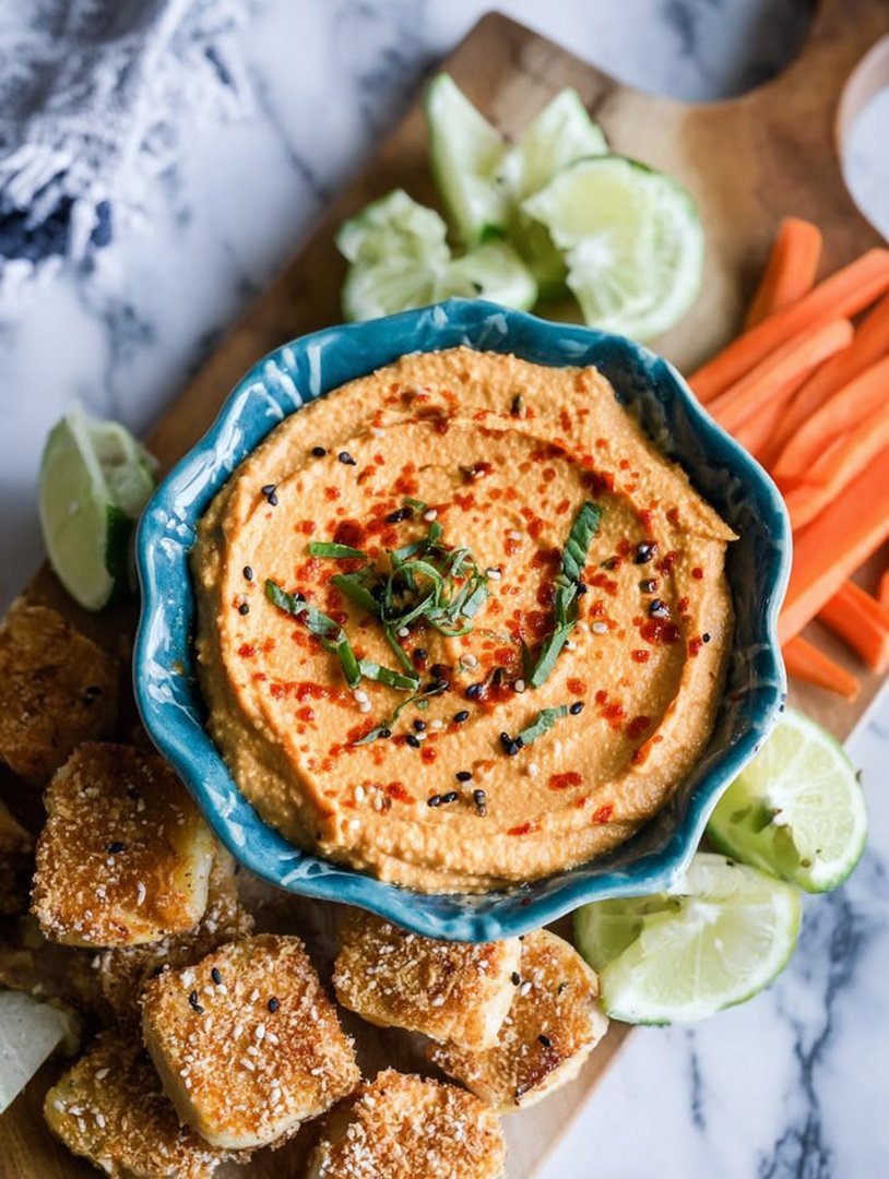 Sriracha-Limetten-Hummus image 2