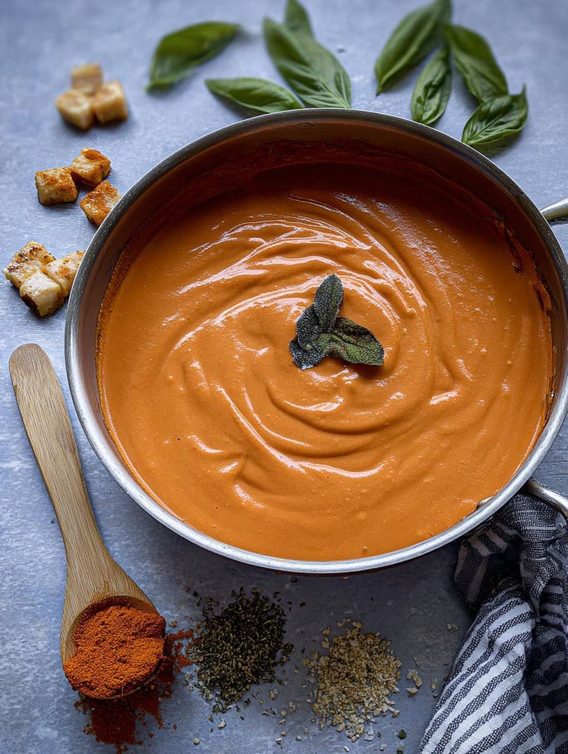 Tofu-Tomaten-Nudelsauce image 2