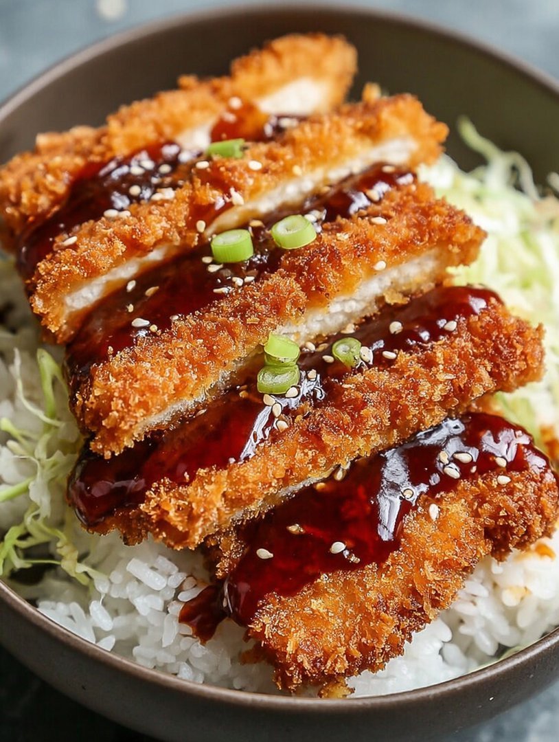 Veganes Tofu Katsu – Knusprige, panierte Schnitzel mit Teriyaki-Glasur image 2