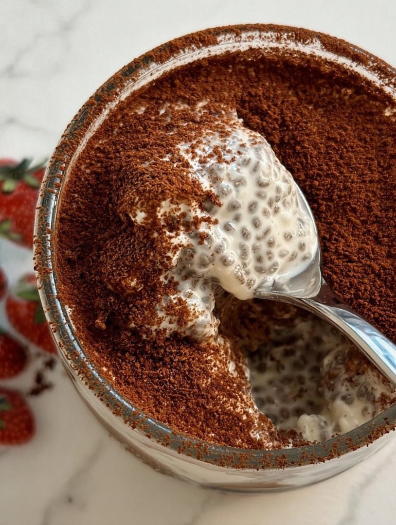 Viraler Tiramisu-Chia-Pudding (glutenfrei, ohne raffinierten Zucker) image 2