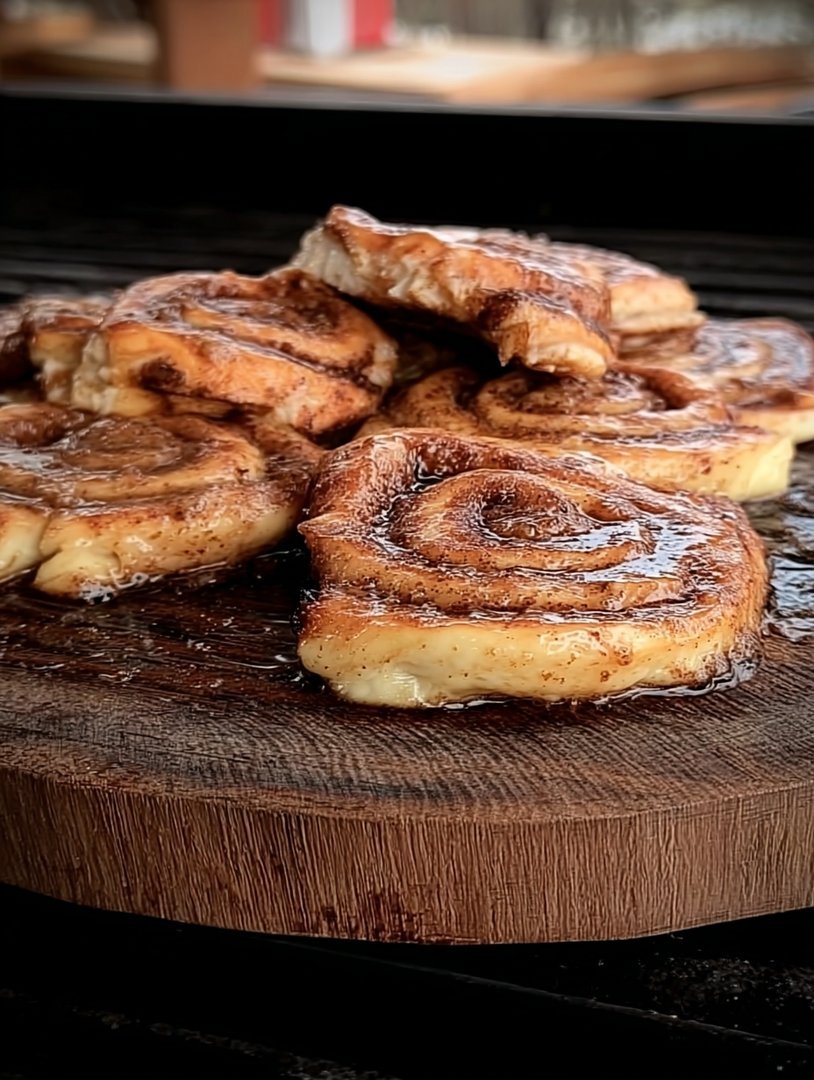Wie man zerdrückte Zimtschnecken auf dem Grill zubereitet image 2